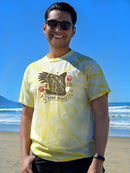 Pure Spirit Old School Tattoo Tie Dye Tee -SmartPrintsInk Designs