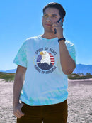 Spirit Of Rebel Eagle Seal Tie Dye Tee -SmartPrintsInk Designs