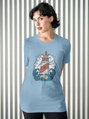 Vintage Lighthouse Art T-shirt -SmartPrintsInk Designs
