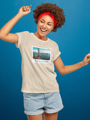 Life Is Journey Photo Art T-shirt -SmartPrintsInk Designs