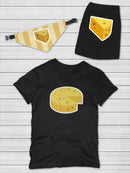 Cheese Piece Pet Bandana Small -SmartPrintsInk Designs