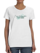 Trouble Pet Bandana Small -SmartPrintsInk Designs
