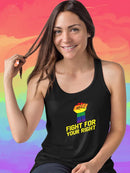 Fight For Your Right! Racerback Tank -SmartPrintsInk Designs