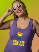 Fight For Your Right! Racerback Tank -SmartPrintsInk Designs