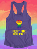 Fight For Your Right! Racerback Tank -SmartPrintsInk Designs