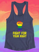Fight For Your Right! Racerback Tank -SmartPrintsInk Designs