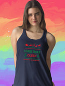 Christmas Queer. Racerback Tank -SmartPrintsInk Designs