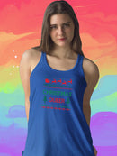 Christmas Queer. Racerback Tank -SmartPrintsInk Designs