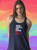 Some People Are Queer. Racerback Tank -SmartPrintsInk Designs