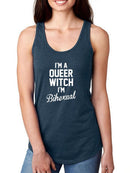 Bihexual Quote Racerback Tank -SmartPrintsInk Designs