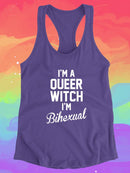 Bihexual Quote Racerback Tank -SmartPrintsInk Designs