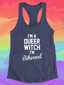 Bihexual Quote Racerback Tank -SmartPrintsInk Designs