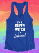 Bihexual Quote Racerback Tank -SmartPrintsInk Designs