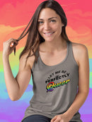 Let Me Be Perfectly Queer... Racerback Tank -SmartPrintsInk Designs