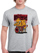 Heavy Meowtal Drum Cat T-shirt -SmartPrintsInk Designs