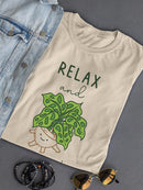Relax Accept Crazy Cute Planter T-shirt -SmartPrintsInk Designs