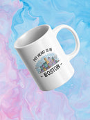 My Heart Is In Boston Mug -SmartPrintsInk Designs