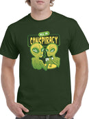 Aliens All In Conspiracy T-shirt -SmartPrintsInk Designs