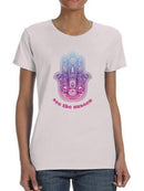 Hamsa Hand See The Unseen T-shirt -SmartPrintsInk Designs