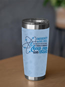 Emergency Dad Joke Atom Tumbler -SmartPrintsInk Designs