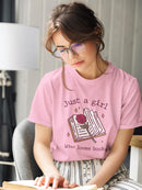 Just A Girl Who Loves Books T-shirt -SmartPrintsInk Designs