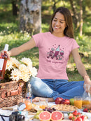 Will Run For Wine Cartoon T-shirt -SmartPrintsInk Designs