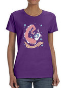 Secretly A Mermaid T-shirt -SmartPrintsInk Designs