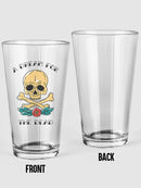 Dream For Dead Tattoo Pint Glass -SmartPrintsInk Designs