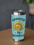 Addicted To Seashells Pattern Tumbler -SmartPrintsInk Designs