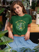 Crazy Plant Lady Cute Skeleton T-shirt -SmartPrintsInk Designs