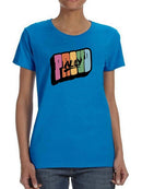 Proud Ally Bubblegum Text T-shirt -SmartPrintsInk Designs