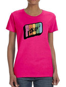 Proud Ally Bubblegum Text T-shirt -SmartPrintsInk Designs