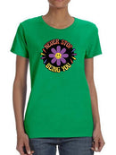 Never Stop Being You Daisy T-shirt -SmartPrintsInk Designs