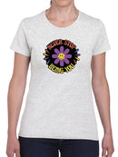 Never Stop Being You Daisy T-shirt -SmartPrintsInk Designs