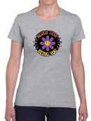 Never Stop Being You Daisy T-shirt -SmartPrintsInk Designs