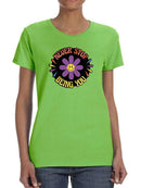 Never Stop Being You Daisy T-shirt -SmartPrintsInk Designs
