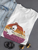 Beaver Couple W Pride Flag T-shirt -SmartPrintsInk Designs