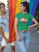 Beaver Couple W Pride Flag T-shirt -SmartPrintsInk Designs