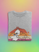 Beaver Couple W Pride Flag T-shirt -SmartPrintsInk Designs