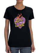Love Who You Want Retro Heart T-shirt -SmartPrintsInk Designs