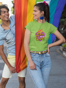 Love Who You Want Retro Heart T-shirt -SmartPrintsInk Designs