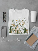 Let's Get Lost Wood Cabin T-shirt -SmartPrintsInk Designs