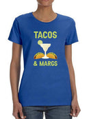 Tacos And Margs T-shirt -SmartPrintsInk Designs