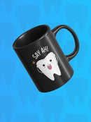 Cute Tooth Say Ah! Mug -SmartPrintsInk Designs