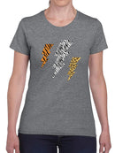 Thunder W Animal Fur Pattern T-shirt -SmartPrintsInk Designs