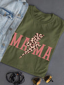 Mama Thunder W Cheetah Pattern T-shirt -SmartPrintsInk Designs