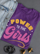 Power To The Girls T-shirt -SmartPrintsInk Designs