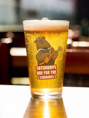 Saturdays Are For The Comrades Pint Glass -SmartPrintsInk Designs