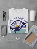 Orcas Are My Spirit Animal T-shirt -SmartPrintsInk Designs