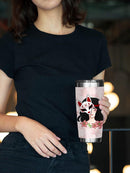 Girl With Fox Spirit Mask Tumbler -SmartPrintsInk Designs